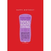 remote voucher | birthday card