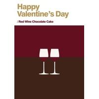 Red Wine | Valentine\'s Day Card