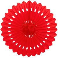 Red Decorative Paper Fan