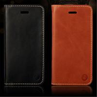 Retro Genuine Leather Flip Cover Wallet Card Slot Case Stand for iPhone 7 7 Plus 6s 6 Plus 5SE 5S 5