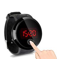 Relogio Masculino Men\'s LED Touch Screen Digital Silicone Waterproof Date Clock Watches Men Sports Watch Fashion Wrist Watch Cool Watch Unique Watch