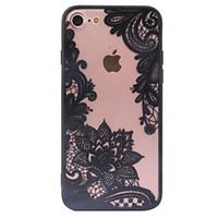 Retro Flower Pattern Openwork Relief Printing Thin PC Material Case for iPhone 7 7 Plus 6s 6 Plus SE 5s 5