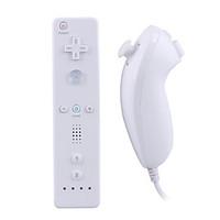 remote and nunchuk controller for wiiwii u white