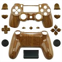 Replacement Controller Case for PS4 Controller (Wood Grain)