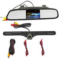 rearview mirror 43 tft lcd car parking rearview mirror monitor with 12 ...