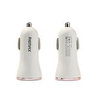 Remax Fast Charger Universal Double USB 2.4A Car Charger Charging For Xiaomi Redmi Samsung Galaxy Huawei IPhone
