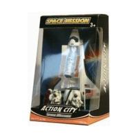 realtoy action city space mission shuttle hubble 09105