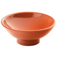 reg225s terracotta tapas footed bowl 95cm case of 24