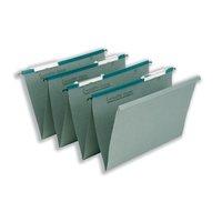 Rexel Crystalfile Classic Linked (Foolscap) 15mm Suspension File (Green) - 1 x Pack of 50 Suspension Files