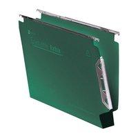 Rexel Crystalfile Classic Lateral File Manilla Square-Base 50mm (Green) 1 x Pack of 25 Lateral Files