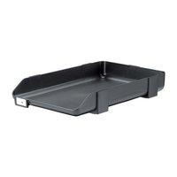 Rexel Agenda (55m) Classic Letter Tray Stackable Charcoal (Single)