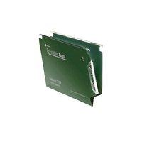 Rexel Crystalfile Classic Lateral File Manilla V-Base 15mm (Green) 1 x Pack of 50 Lateral Files
