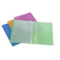 Rexel Ice (A4) Display Books Pockets (Assorted Colours) - 10 x Pack of 10 Pockets