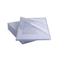 rexel anti slip folders clear 1 x pack of 25 folders