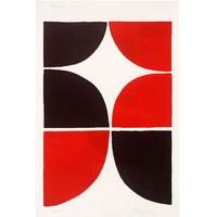 Red and Black Solid (1967-8) By Terry Frost RA