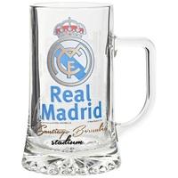 real madrid santiago bernabeu glass pint tankard