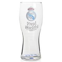 Real Madrid Pint Glass - White Base