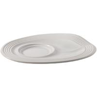Revol Froisses Cappuccino Saucers White 175mm Pack of 6