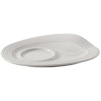 Revol Froisses Espresso Saucers White 130mm Pack of 6