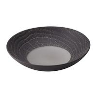 revol arborescence round coupe plate black 240mm pack of 6