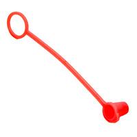 Red Tethered Cap for Squeeze Bottles (Pack of 12)