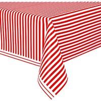 Red Stripe Party Tablecover