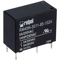 Relpol RM45N-3011-85-1024 SPDT Miniature Relay 24V 5A PCB