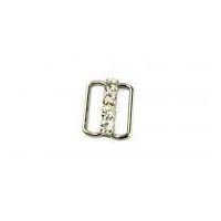 rectangle diamante accessories 10mm x 12mm silver