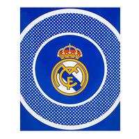 real madrid bullseye fleece blanket