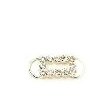 Rectangle Diamante Accessories 23mm Silver