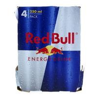 Red Bull Energy Drink 4x250ml