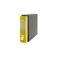 rexel dox 1 a4 lever arch file in a dust cover yellow single