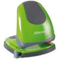 rexel easy touch low force 2 hole punch green