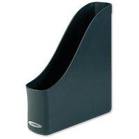 rexel agenda2 a4 magazine rack file finger pull recycled charcoal sing ...