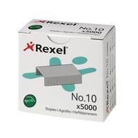 rexel no10 45mm staples 1 x box of 5000 staples