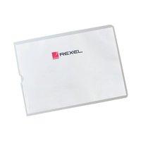 rexel a5 top opening card holder clear 1 x pack of 25 card holders