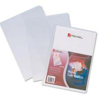Rexel Nyrex (A4) 80 Twin Wallet (Clear) - 1 x Pack of 5 Wallets