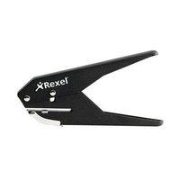 rexel s120 punch for single 6mm hole capacity 20x80gsm black