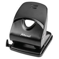 rexel value 2 hole 40 sheet metal punch black