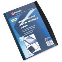 Rexel Optima Display Book with 20 Pockets (Black)