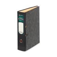 Rexel Classic (Foolscap) Lever Arch File 80mm Spine (Black/Green) - 1 x Pack of 10 Files