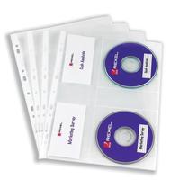 rexel nyrex multi punched cd pocket pack of 5 2001007