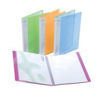 rexel ice a4 display books pockets assorted colours 10 x pack of 40 po ...