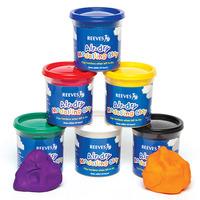 reeves air dry modelling clay set of 8 tubs