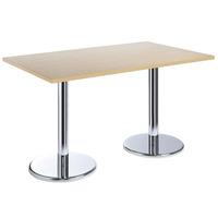 Rectangular Table With Double Trumpet Base - Beech