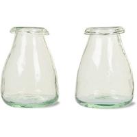 Recycled Glass Bud Vase - set of 2