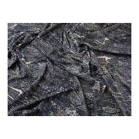Reptile Print Stretch Ponte Roma Jersey Dress Fabric Black