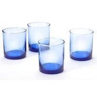 Recycled Blue Short Tumbler - Set of 4