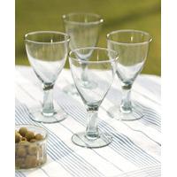 Recycled Wine Glasses - Set of 4