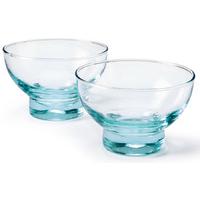 recycled glass bowls set of 2